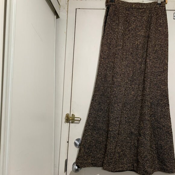 VINTAGE LINDZON MAXI TWEED SKIRTS SIZE 11 - Picture 6 of 8